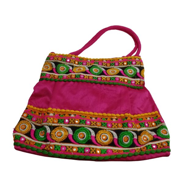New Ethnic Handmade Indian Kutchi Embroidered Tote bag - Picture 1 of 3
